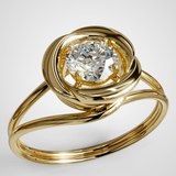 Origine Engagement Ring - Yellow Gold